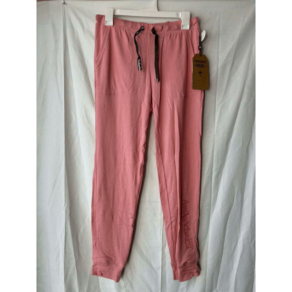 Avalanche Outdoor Supply Co Pink Womens Sleep Joggers in Quartz Pink Size M